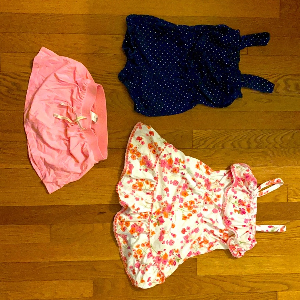 Size 4T dress romper and skort